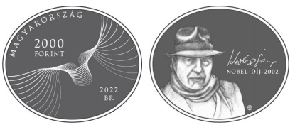 2022 Kertész Imre - színesfém érme 2022 Kertész Imre - színesfém érme